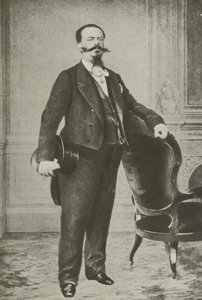 Victor Emmanuel II, İtalya Kralı (s/b fotoğraf) by Italian Photographer