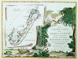 Bermuda Haritası, 1775-85 by Italian School