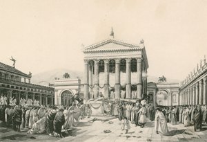 Sivil Forumda Sevinmek İçin Bir Kurban (gravür) by Italian School