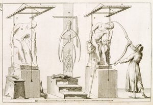 Bir Heykeltıraş Stüdyosu, c.1800 by Italian School