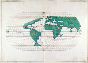 Ekle. 19927, ff.12v-13 Dünya Haritası, 