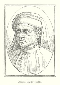 Alesso Baldovinetti (gravür) by Italian School