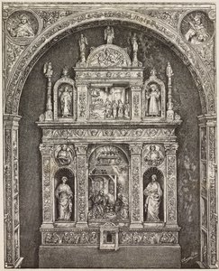 St Cita kilisesindeki sunak, Antonello Gagini, Palermo, İtalya, G Cavallotti