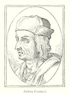 Andrea Contucci (gravür) by Italian School
