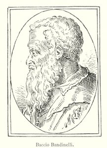 Baccio Bandinelli (gravür) by Italian School
