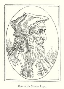 Baccio da Monte Lupo (gravür) by Italian School