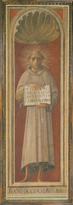 Blessed Jacopone da Todi (panelde tempera) by Italian School