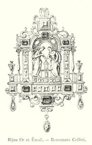 Bijou Or et Email, Benvenuto Cellini (gravür) by Italian School