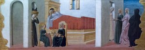 Colonna Predella'nın Efendisi tarafından Bakire'nin Doğuşu by Italian School