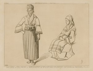 Bulgar Collakia ve Selanik yakınlarındaki Balga ekici by Italian School