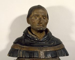 Aziz Antoninus büstü (1389-1459) (boyalı ahşap)