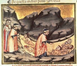 Canto XXXIII Dante ve Virgil, İlahi Komedya