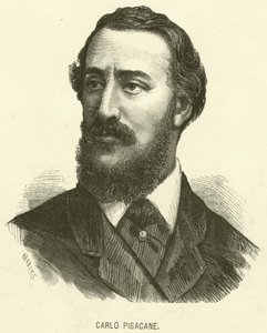 Carlo Pisacane (gravür) by Italian School