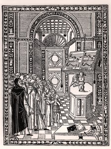 Kilise korosu, Franchino Gaffurio (1451-1522) tarafından Practica Musicae