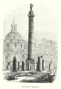 Trajan Sütunu (gravür) by Italian School