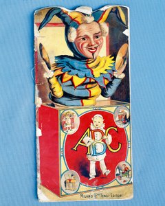ABC alfabe kitabının kapağı, resimli çocuk kitabı, Tensi kardeşler tarafından yayınlanmıştır, Milano, İtalya, 20. yüzyıl by Italian School