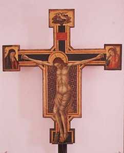 Haç (ahşapta tempera) by Italian School