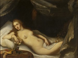 Danaë ve Altın Yağmuru by Italian School