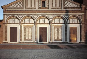 Kilise cephesinden detay by Italian School