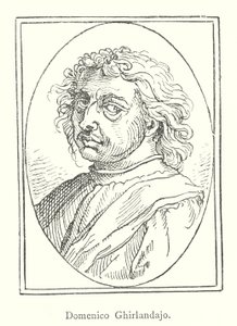 Domenico Ghirlandaio (gravür) by Italian School