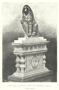 Le Mazocco olarak bilinen Donatello, Floransa Aslanı by Italian School