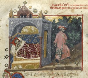 Egerton MS 943 f.3 Cehennem: Dante Alghieri