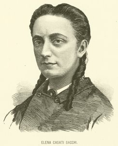 Elena Casati Sacchi (gravür) by Italian School