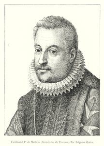 Ferdinand Ier de Medici, Grand-Duc de Toscane, Par Scipio Gaeta (gravür) by Italian School