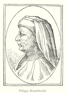 Filippo Brunelleschi (gravür) by Italian School