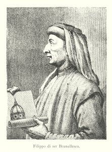 Filippo di ser Brunellesco (gravür) by Italian School