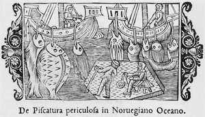 Norveç Okyanusunda Balık Tutma, Olaus Magnus