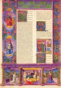 Fol.157v İkinci Luka İncili, Borso d
