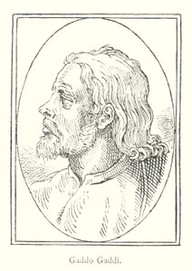 Gaddo Gaddi (gravür) by Italian School