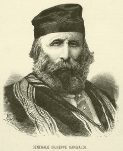 General Giuseppe Garibaldi (gravür) by Italian School