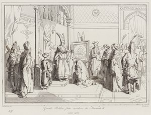 Muhammed II tarafından şövalye Gentile Bellino by Italian School