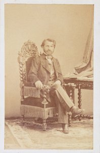 Giuseppe Verdi (1813-1901) 1860 dolayları (sepya fotoğrafı) by Italian School