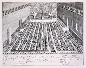 Venedik Cumhuriyeti Büyük Konseyi oturumda, 1876 by Italian School