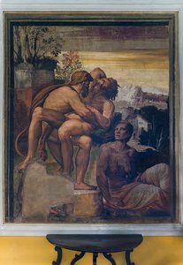 Sarı Odadan Antaeus'u öldüren Herkül by Italian School