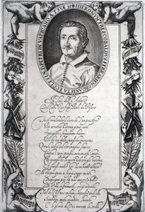 Christian Sas tarafından kazınmış Hieronymus Frescobaldi by Italian School
