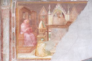 Kutsal Keşiş (fresk) by Italian School