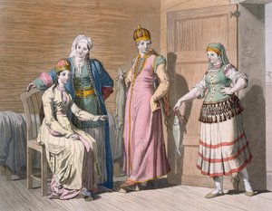 Çerkes Kadınları ile İç Mekan, 1820