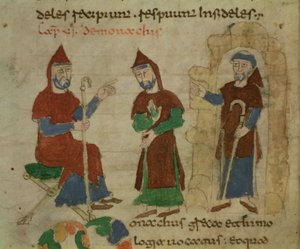 Investiture of a Benedictine Monk, Evrenden Rabanus Maurus (c.780-856) 1023 by Italian School