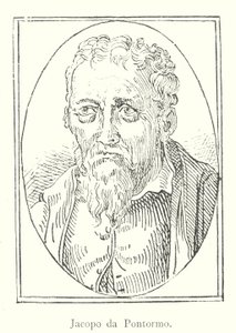 Jacopo da Pontormo (gravür) by Italian School