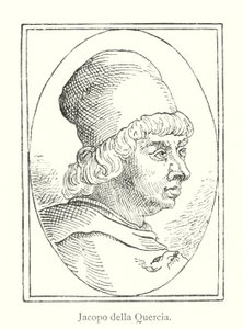 Jacopo della Quercia (gravür) by Italian School