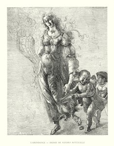 Bolluk, Çizim Sandro Botticelli (gravür) by Italian School