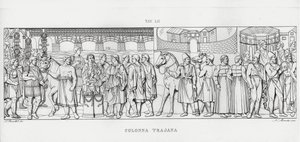 La Colonna Trajana, Trajan Sütunu (gravür) by Italian School
