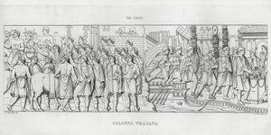 La Colonna Trajana, Trajan Sütunu (gravür) by Italian School
