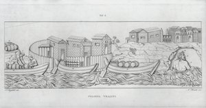 La Colonna Trajana, Trajan Sütunu by Italian School