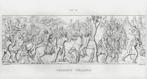La Colonna Trajana, Trajan Sütunu by Italian School