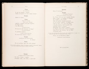 Libretto, Tosca, Giacomo Puccini, Edition Ricordi, İtalya by Italian School